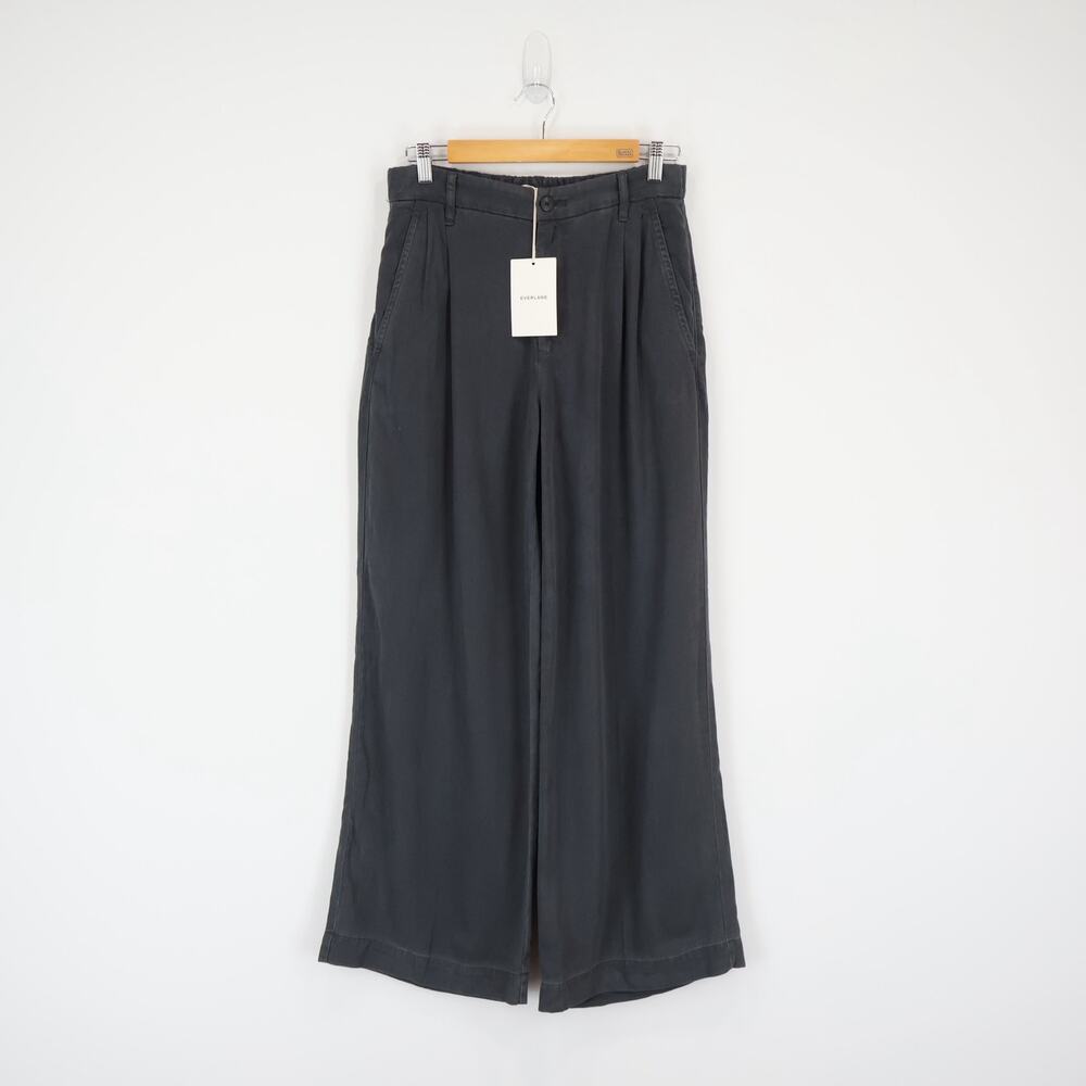 Everlane The Trouser Wide Leg Pant Buttersoft Chino Iron Size 4 NWT - Picture 2 of 9